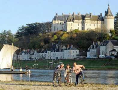 Chaumont sur Loire, vélo en bord de Loire