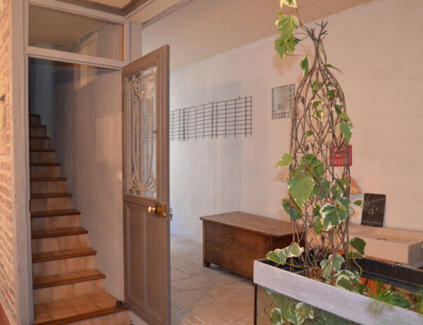 Chambres hôtes Chaumont sur Loire, chambre Verdier vue escalier