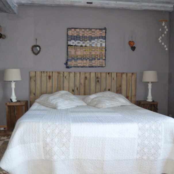 Chambres hôtes Chaumont sur Loire, chambre Verdier vue lit 160